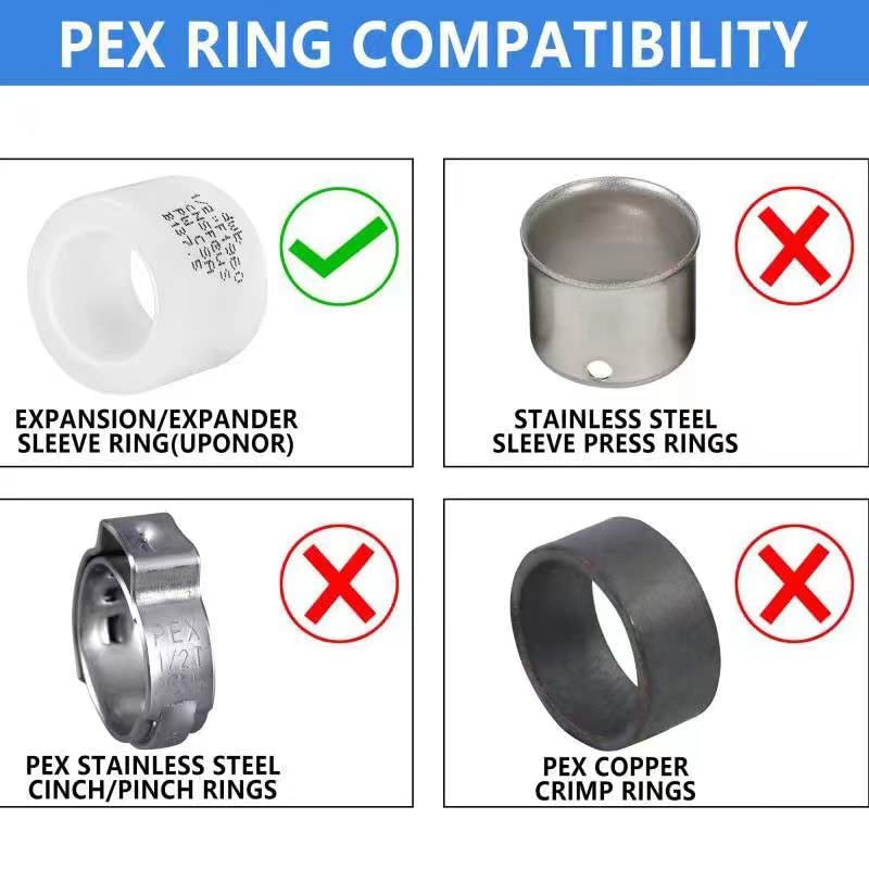 EFIELD 4 outlets Open Pex-A Expansion Poly PPSU Manifold 3/4 Trunk, 1/2" Port (4 outlets), ASTM F1960 (Pack of 2),(PPSU1960040-2PCS) - Image 4