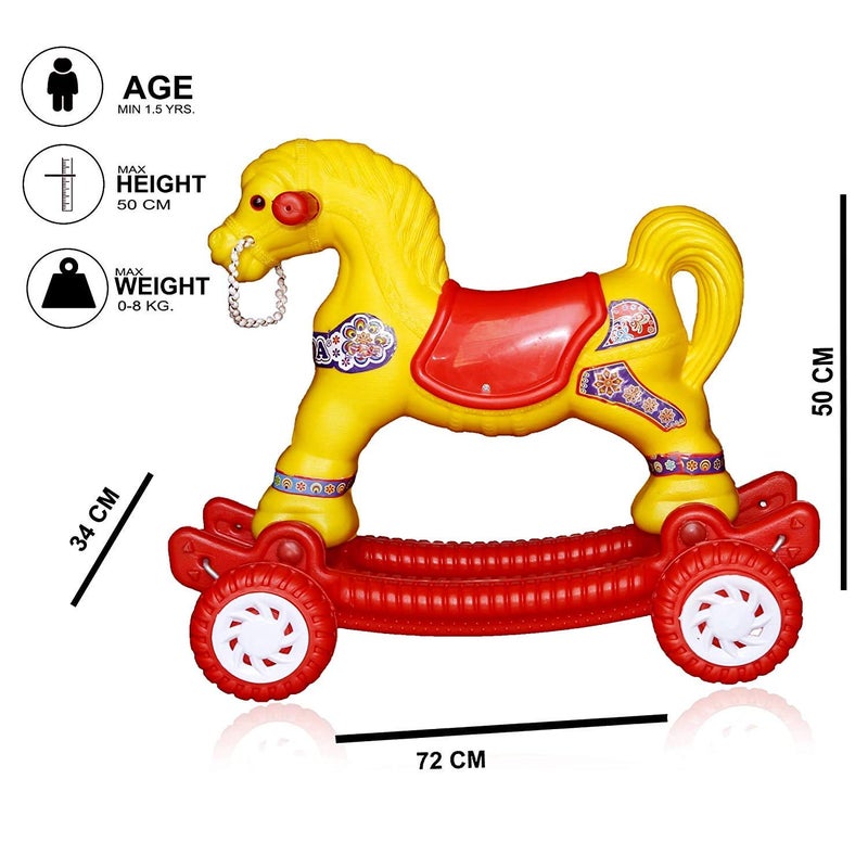 Shopme store Store store Trending Baby Horse Rider for Kid 1-5 Years Birthday Gift for Kids/Boys/Girls/Horsey Rocker/Ride-on Toy for Kids (Multi-Color) - Image 4