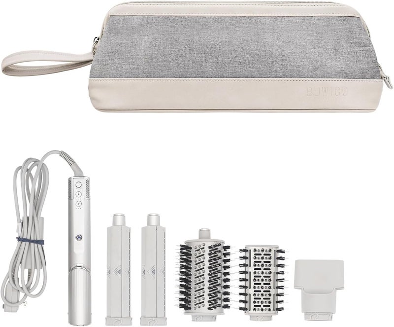 Buwico Airwrap Travel Case for Dyson/Shark Flexstyle, Travel Pouch for Dyson Airwrap/Shark Flexstyle Complete Styler and Attachments, Travel Bag for Dyson/Shark Hair Dryer