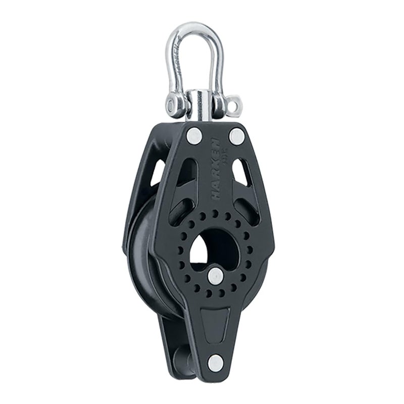HARKEN Premium Sailing 40mm Carbo Boat Block Single Swivel wBecket Part 2637 - Image 2