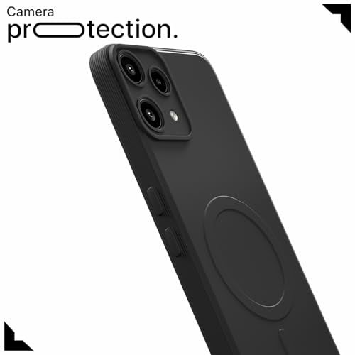 Pikkme Back Cover for Nothing Phone 3a Lite 5G Soft Matte Silicone Mag-Safe Design (Mag-Safe Not Support) Camera Protection | Slim Fit Bumper Cover (Black) - Image 5
