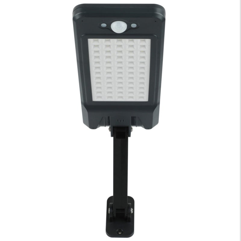 Spot direct supply new solar lamp Solar lamp induction lamp outdoor garden LED street lamp 60 lights black Solar Energy Saving Lamp - Image 2