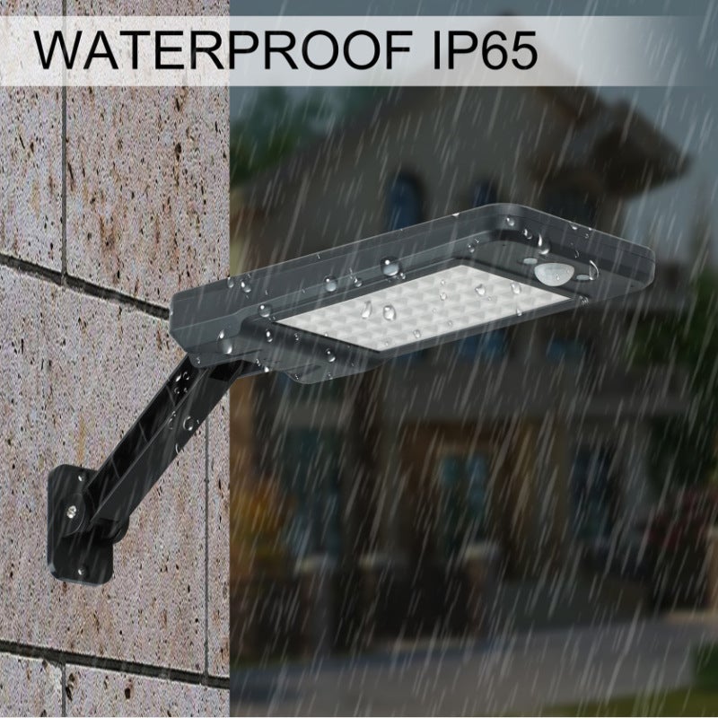 Spot direct supply new solar lamp Solar lamp induction lamp outdoor garden LED street lamp 60 lights black Solar Energy Saving Lamp - Image 3