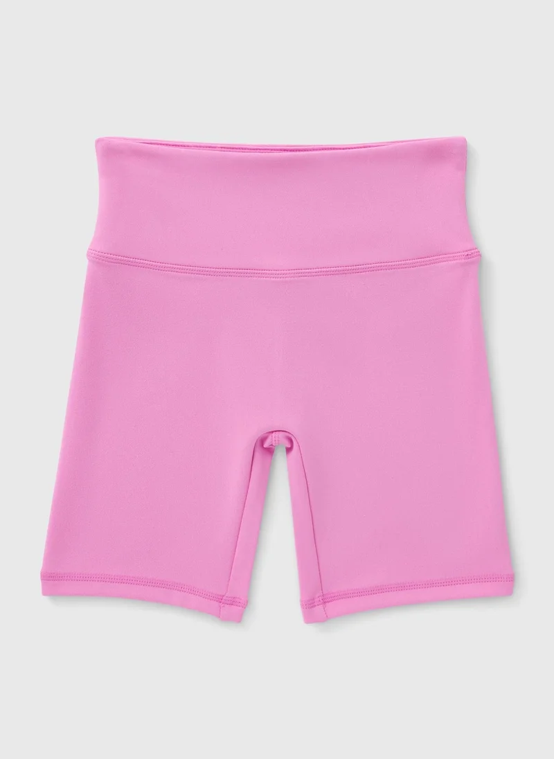Souluxe Girls Magenta Soft Touch Cycling Shorts