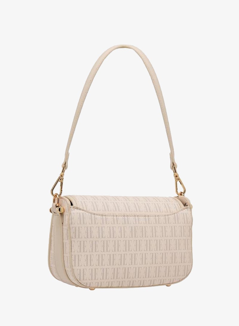 ELLE Monogram Print Crossbody Bag With Detachable Strap - Image 3