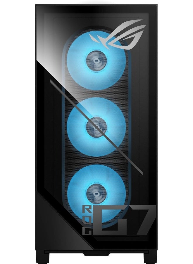 ASUS ROG G700 Gaming Desktop Intel Core Ultra 7 265F, 64GB DDR5, 2TB SSD, NVIDIA GeForce RTX 5060 8GB, Windows 11 Home, Liquid Cooler, black - Image 2