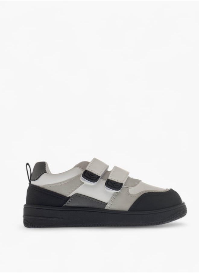 LBL by Shoexpress Girls Panelled Sneakers with Hook and Loop Closure  - Image 2