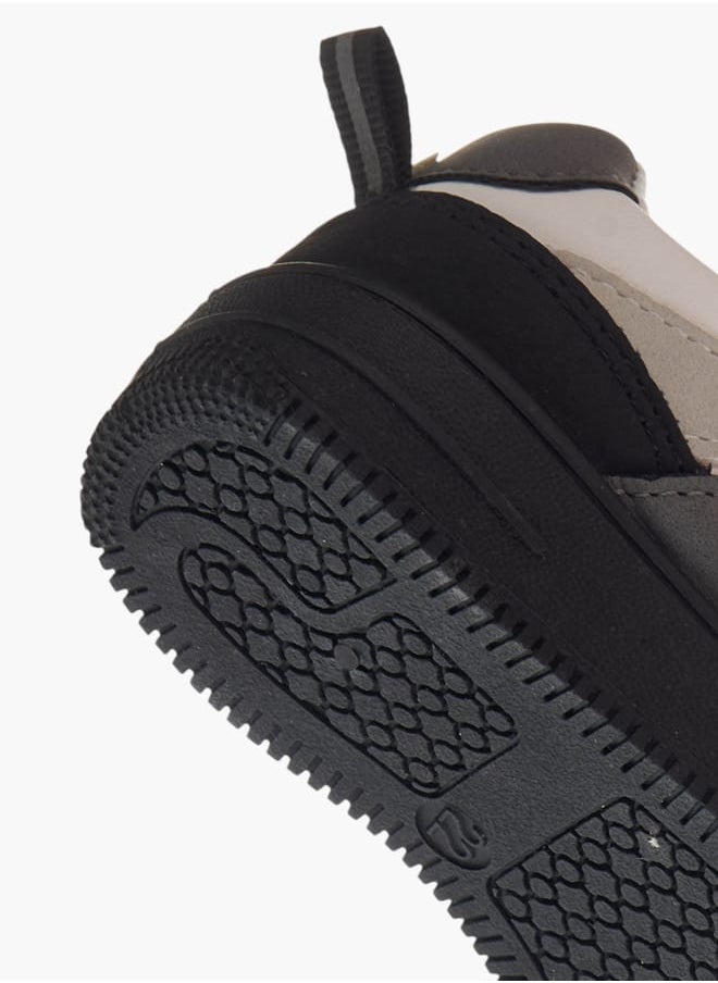 LBL by Shoexpress Girls Panelled Sneakers with Hook and Loop Closure  - Image 4
