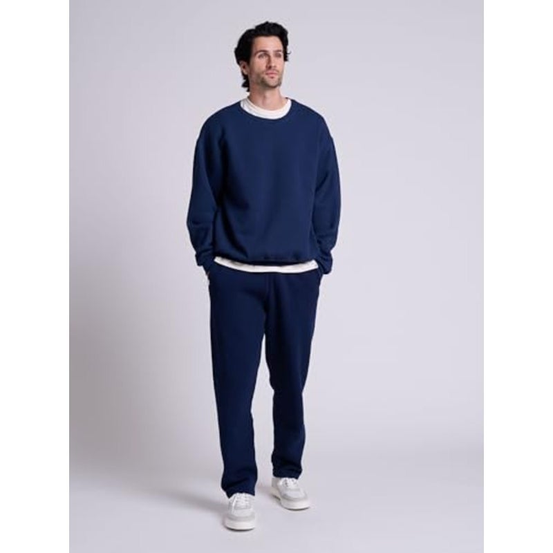 بنطال Russell Athletic للرجال Dr-Power Fleece بجيب سفلي مفتوح للملابس الكاجوال، 100 صوف بوليستر، أسود، ماص للرطوبة وجزء داخلي ناعم ناعم - Image 5