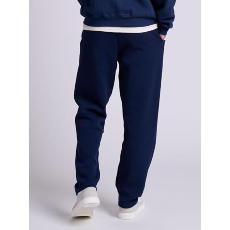 بنطال Russell Athletic للرجال Dr-Power Fleece بجيب سفلي مفتوح للملابس الكاجوال، 100 صوف بوليستر، أسود، ماص للرطوبة وجزء داخلي ناعم ناعم - Image 4