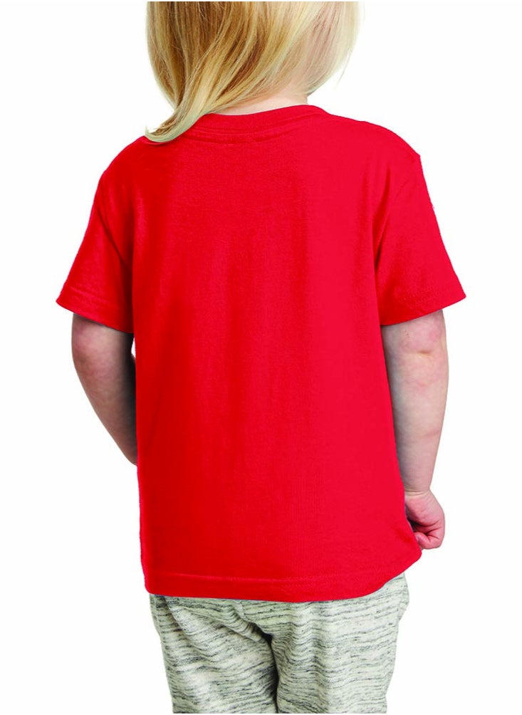 Generic - Spain Kids T-Shirt for Girls - Round Neck Short Sleeve Cotton T-Shirt - Soft and Comfortable Kids Girls Tshirt - Perfect for Spanish Souvenirs - Image 1