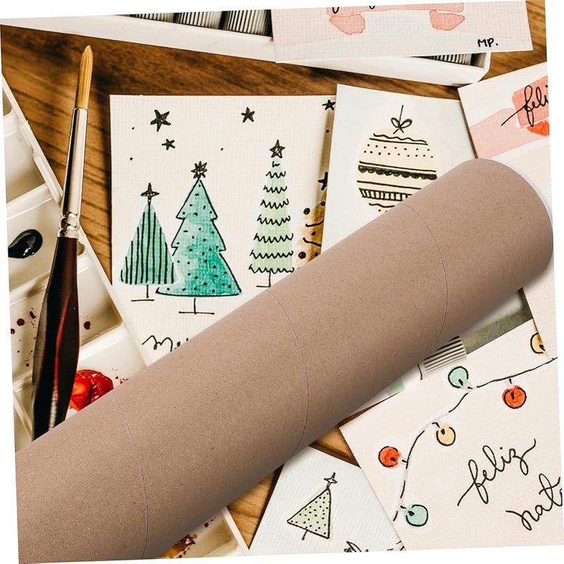 أنبوب ورق كرافت للحرف اليدوية مشاريع فنية قابلة لإعادة التعبئة ملصقات حرف يدوية DIY - Image 5