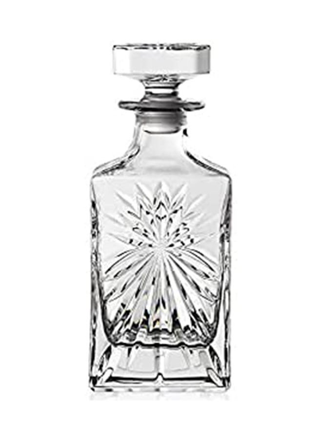 RCR - Crystal Glassware Oasis Square Whisky/Wine Decanter 850 Ml 51530020006 - Image 1