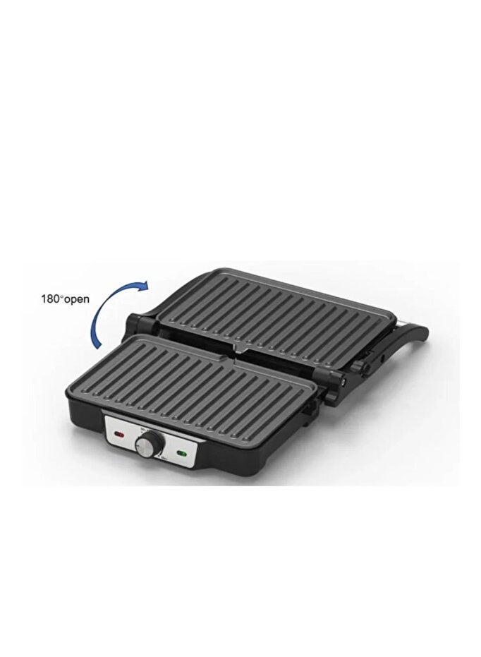 Denix 1600W Electric Grill with Non-Stick Teflon Surface - DX2094 - Image 4