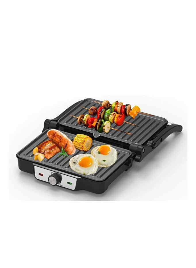 Denix 1600W Electric Grill with Non-Stick Teflon Surface - DX2094 - Image 2