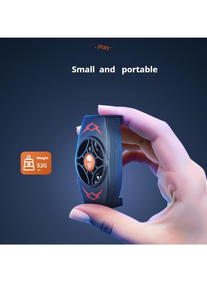 Phone Cooler for Gaming, 30W Cellphone Radiator Fan , Graphene Heatsink Mobile Phone Cooling Fan