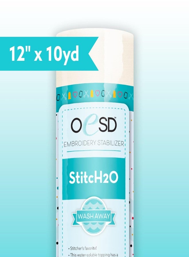 OESD StitcH2O Wash Away Water Soluble Embroidery Topper 12" x 10 yd Roll - Image 2