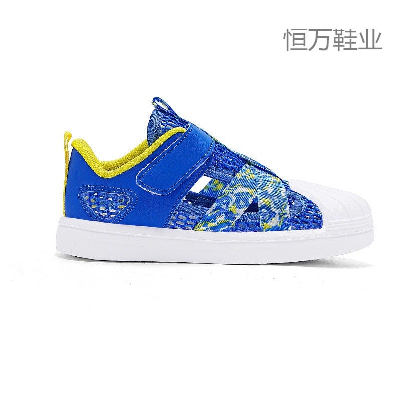 Fujian Big Manufacturers Boys Shoes Lightweight Breathable Frame Shoes Big Boys Velcro - Image 5