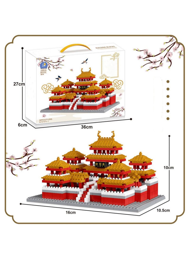 Afang Palace 900pcs Building Set Toys, Large Building Blocks For Educational Assembly, Best For Learning And Role Playing, Suitable As A Gift For Boys And Girls Over 6 Years Old - Image 2