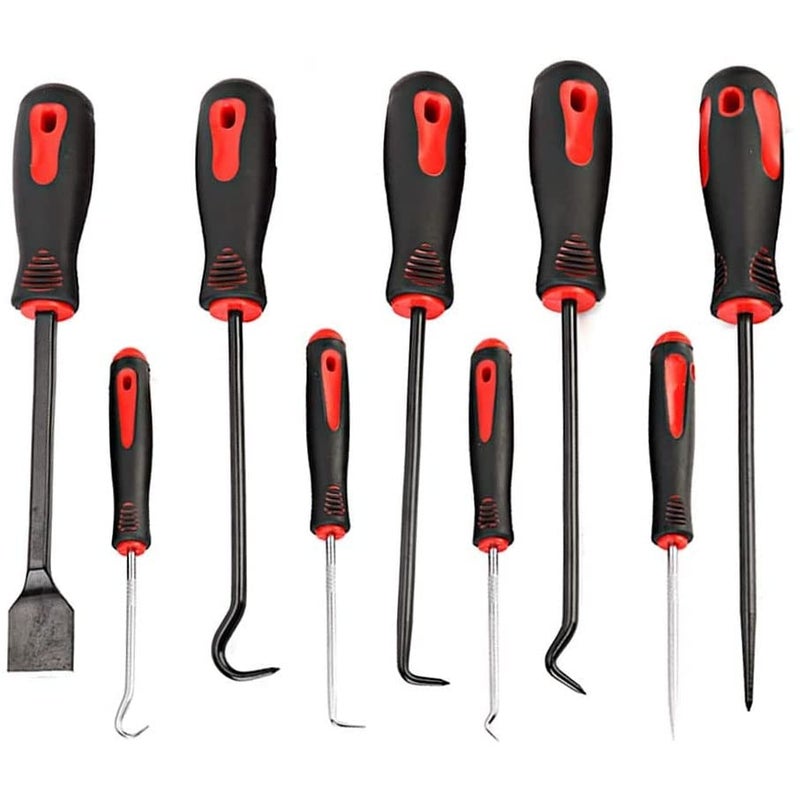 Up To Date Products & Tools Up To Date Products Tools 9 Pcs Precision Scraper Scraping Hose Removal Puller Hook and Pick Set for Automotive and Electronic Tools  - Image 5