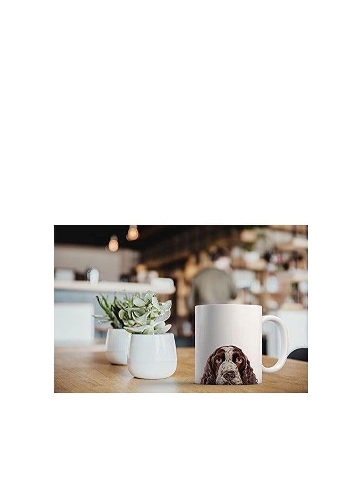 RYN English Springer Spaniel Dog Ceramic Coffee Mug Tea Cup, 11 OZ - Image 2