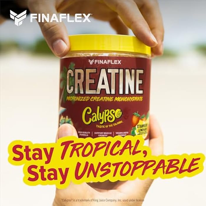 FINAFLEX Pure Creatine + Calypso, Strawberry Lemonade - 7.5 oz - Supports Muscle Growth - 5g of Micronized Creatine Monohydrate - 30 Servings - Image 5