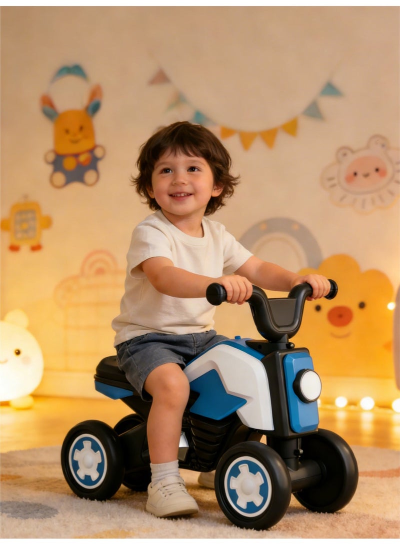MaBaby Balance Bike for Kids, 4 Wheel Bike for Indoor and Outdoor Ride on Car Toy, for 1-3 Years Baby Toddler Boys and Girls - Image 1