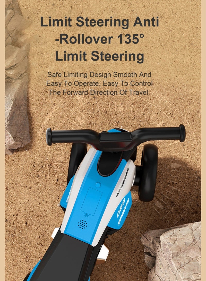 MaBaby Balance Bike for Kids, 4 Wheel Bike for Indoor and Outdoor Ride on Car Toy, for 1-3 Years Baby Toddler Boys and Girls - Image 5