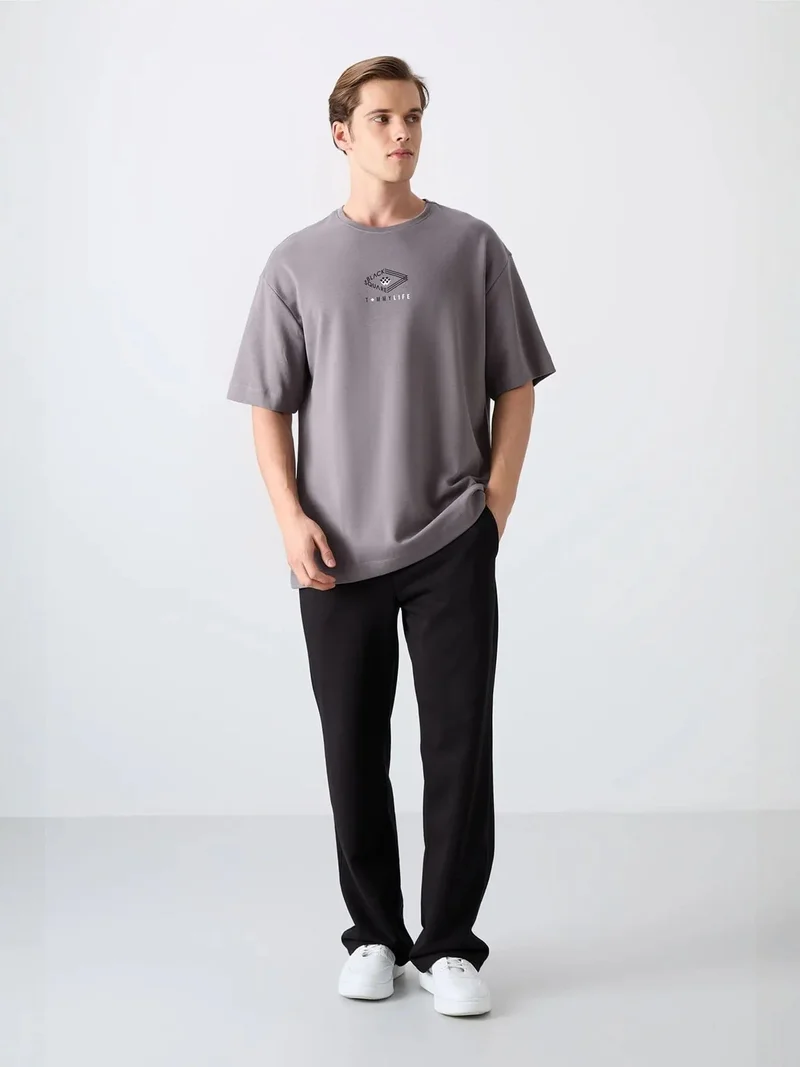 TOMMYLIFE TOMMY Oversized Cotton-Blend Logo T-Shirt