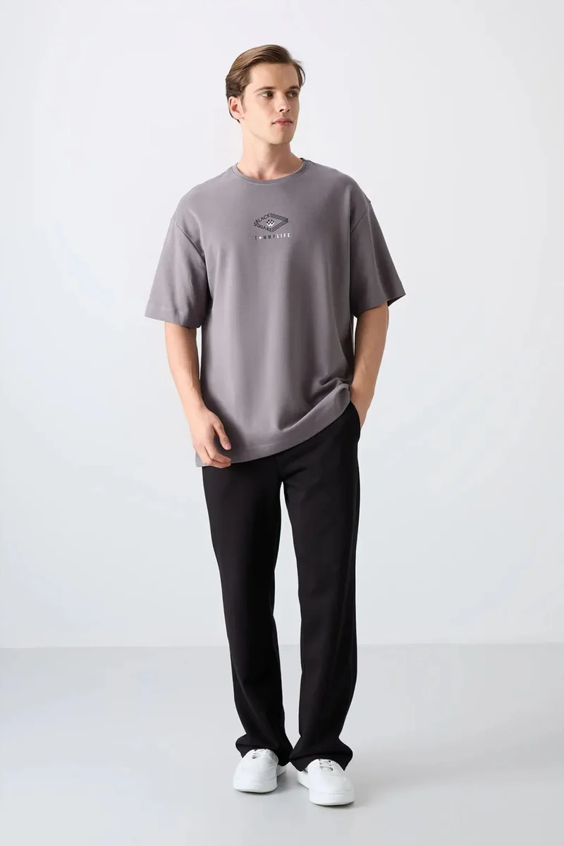 Tommylife TOMMY Oversized Cotton-Blend Logo T-Shirt