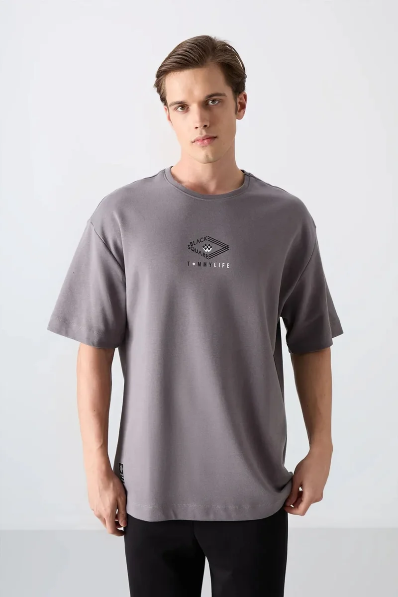 Tommylife TOMMY Oversized Cotton-Blend Logo T-Shirt