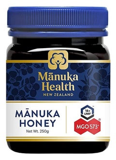 Manuka health مانوكا هيلث - عسل مانوكا MGO 573+، عسل نيوزيلندي نقي 100%، 250 جرام  - Image 1