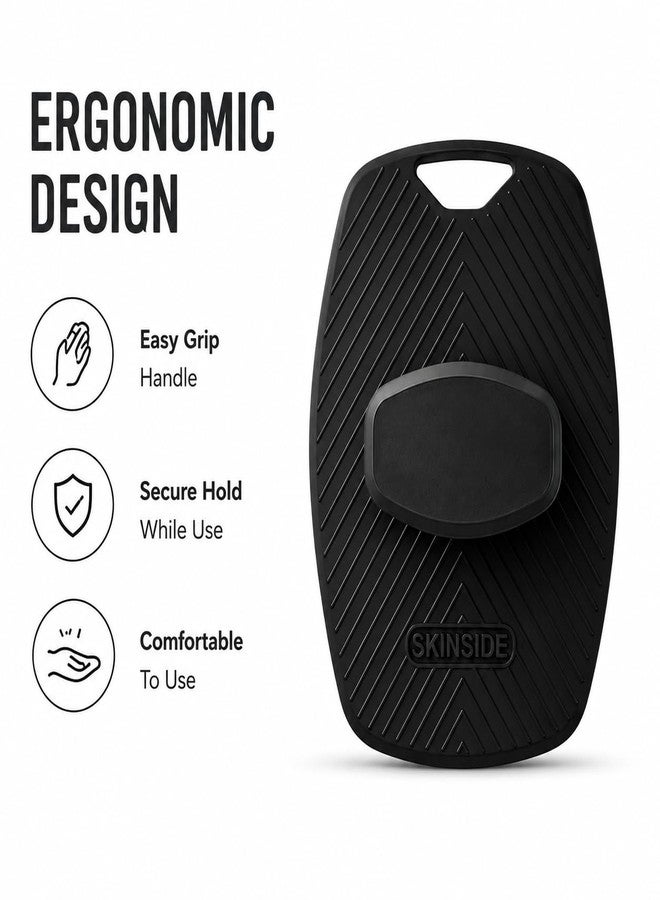 SKINSIDE Silicone Body Scrubber for Bath | Soft Silicone Bristles Body Brush for Men & Women | Exfoliating Bath Scrubber with Easy Grip Handle | Hygienic Loofah Alternative for Shower | Skin Exfoliator & Body Wash Brush - Image 3