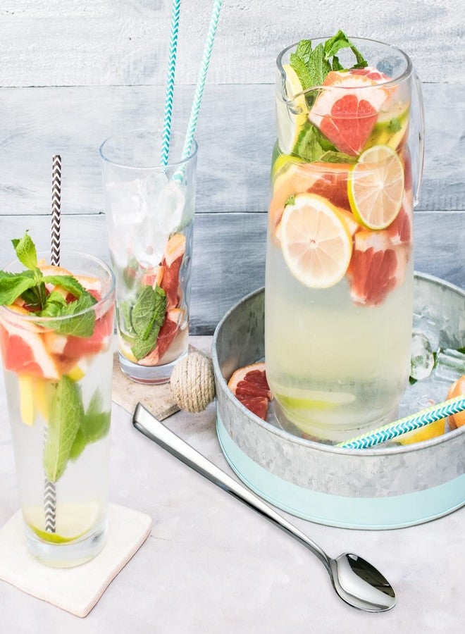 HISSF Iced Tea Spoons, Mixing Spoons,18/10 Stainless Steel Stirring Spoon, set of 6 Pieces-7.9 Inch - Image 4