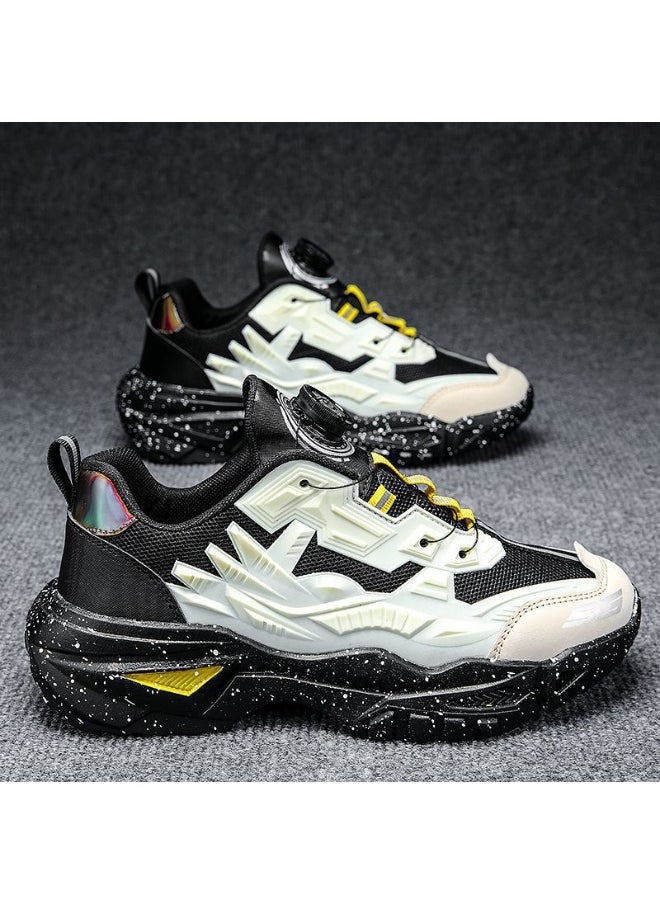 Generic Men Soft Shoes Fashion Outdoor Autumn Sport Men's Thick Bottom Sneaker Classic Crush Resistant Personality Male Casual Sneakers  - Image 1