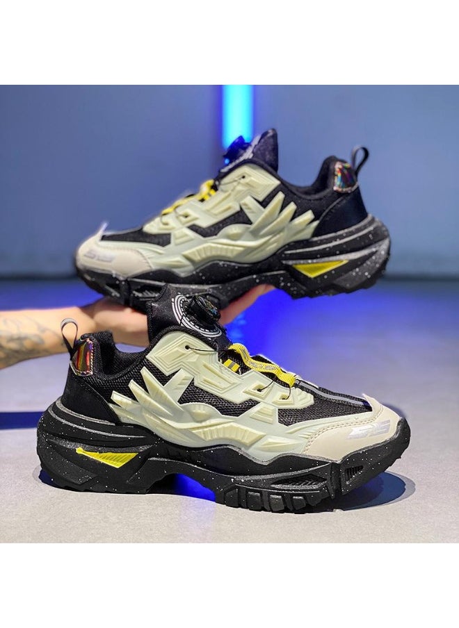 Generic Men Soft Shoes Fashion Outdoor Autumn Sport Men's Thick Bottom Sneaker Classic Crush Resistant Personality Male Casual Sneakers  - Image 2