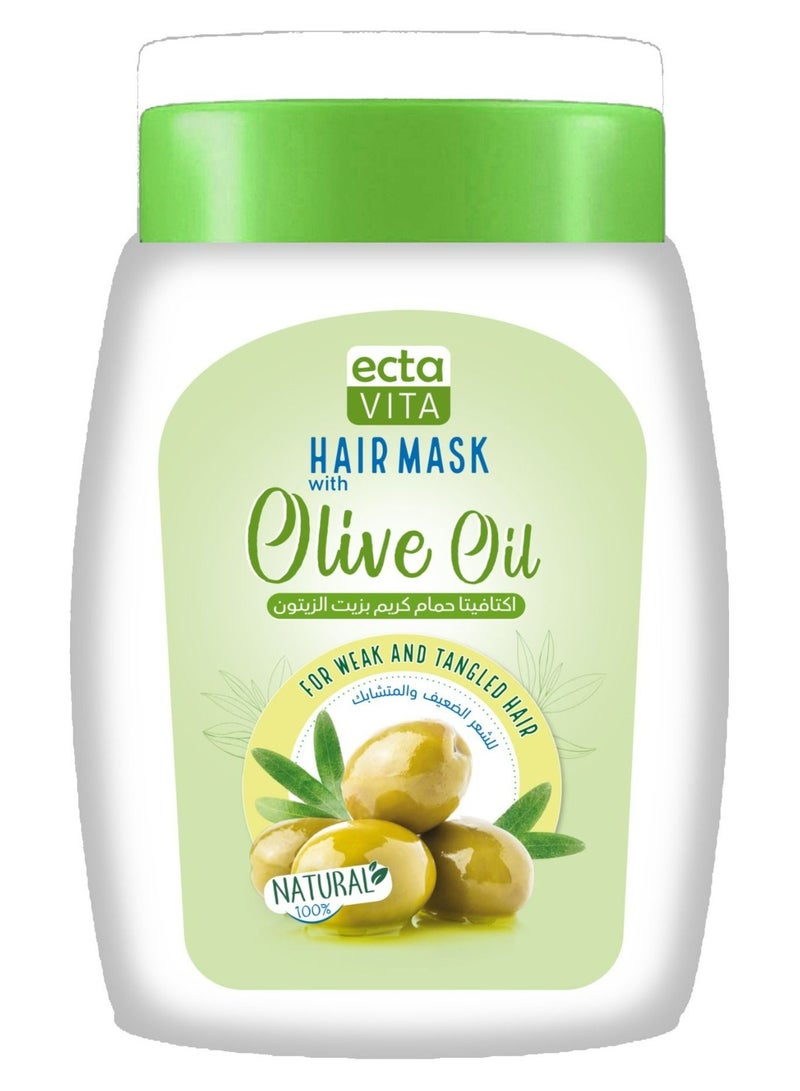 Ectavita Olive Oil Hair Mask for All Hair Types 1 Kg - Image 1