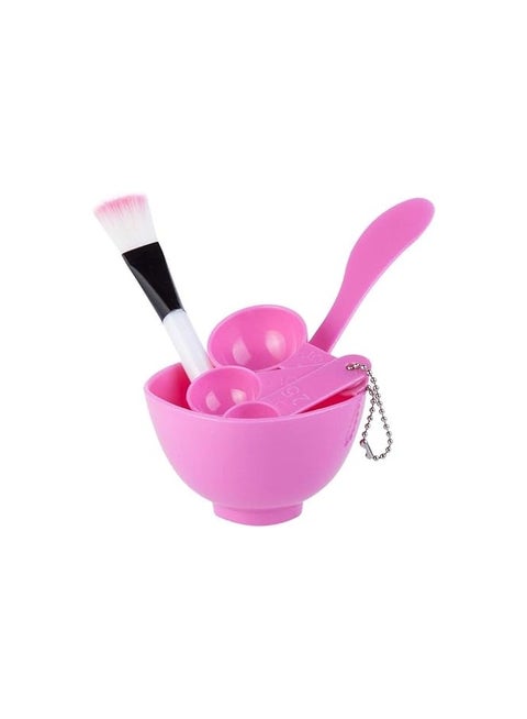 Facial Mask Bowl Kit - 6 Pieces - Pink