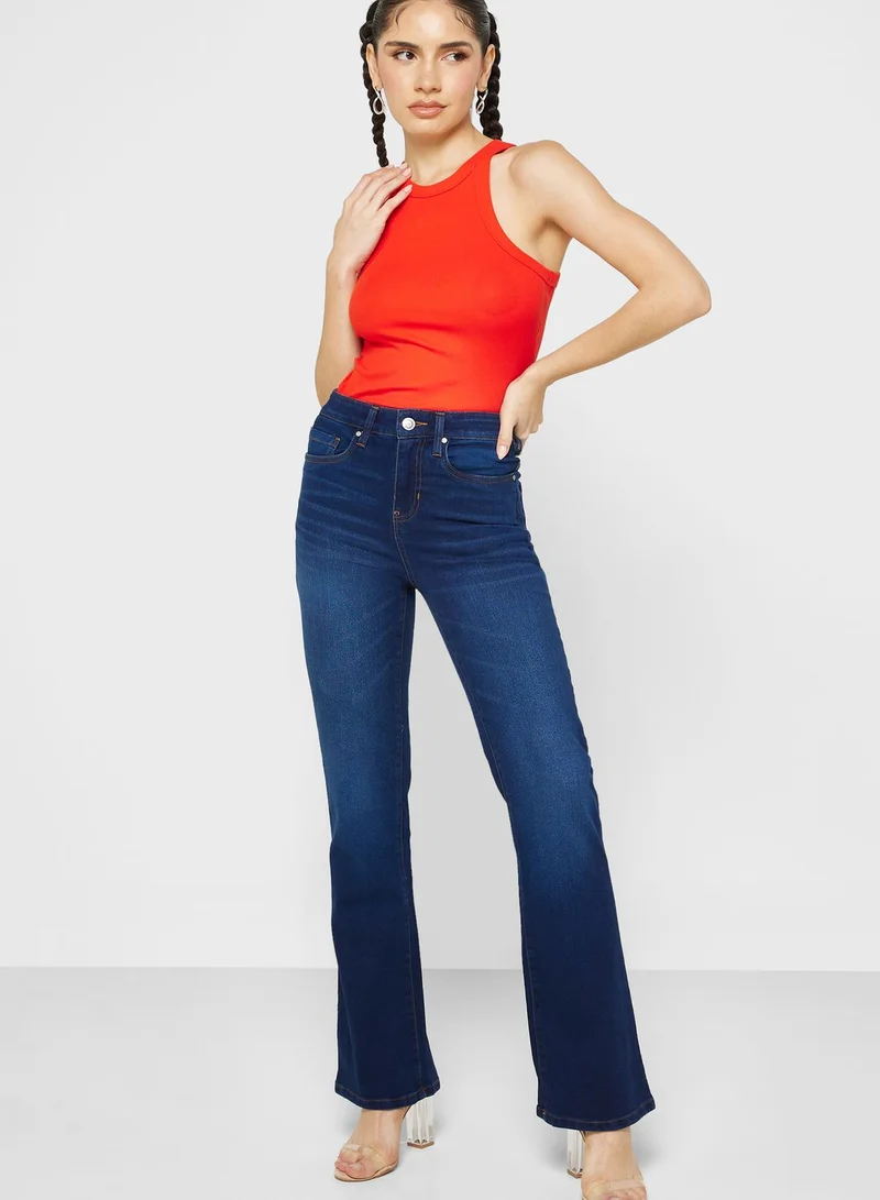 Ginger High Waist Flared Jeans