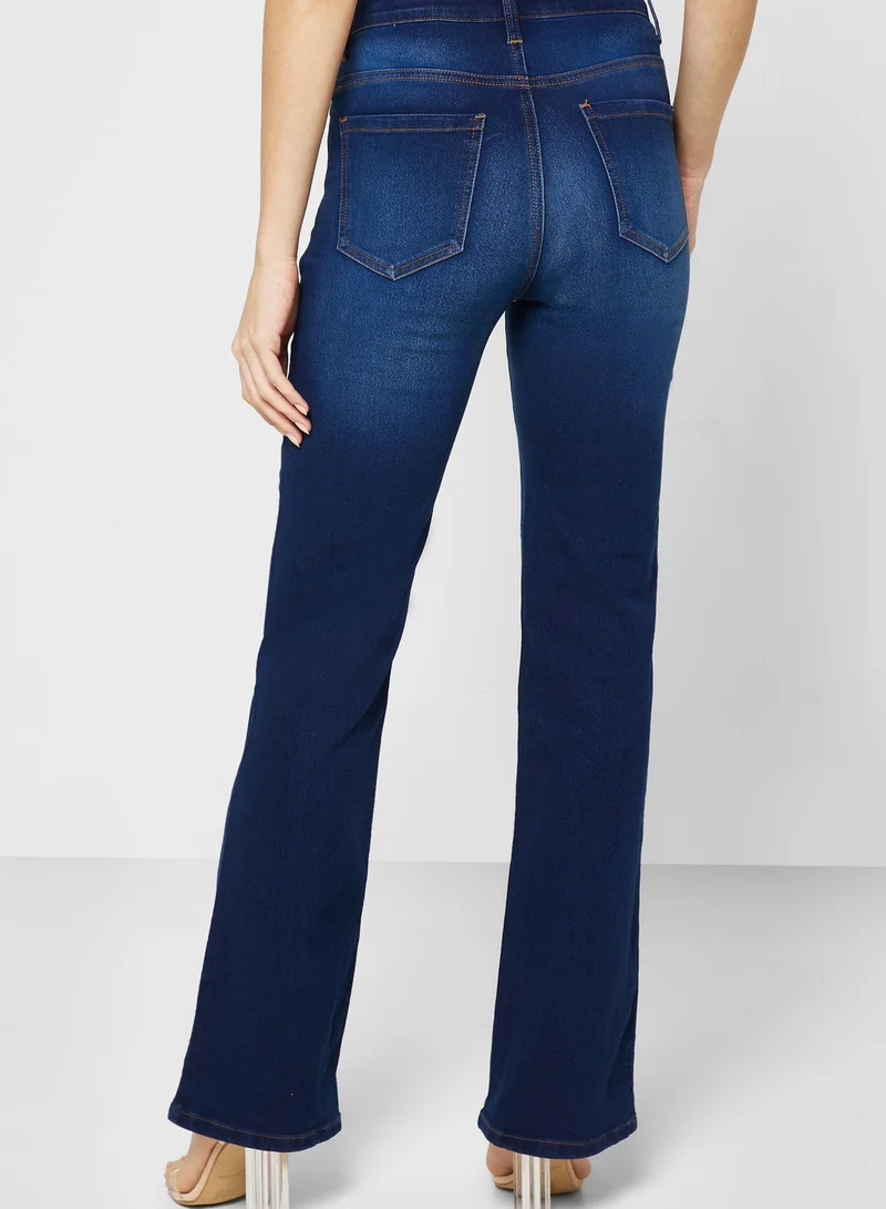 Ginger High Waist Flared Jeans