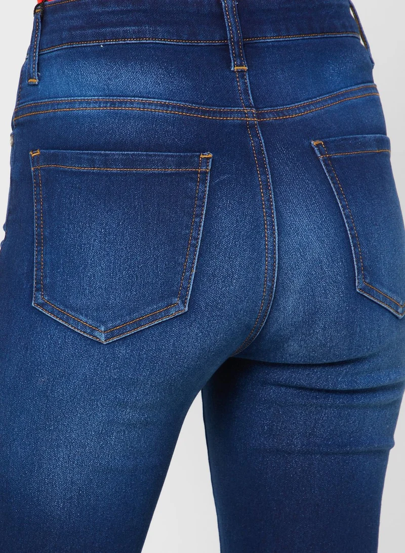 Ginger High Waist Flared Jeans