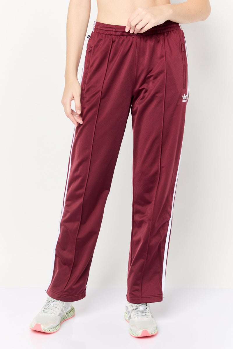 adidas Originals Women Sportswear Fit Drawstring Training Track Pants, Maroon - Image 1
