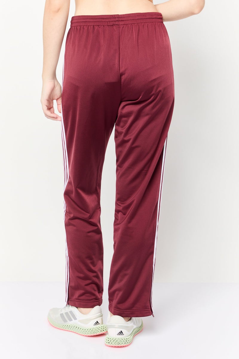 adidas Originals Women Sportswear Fit Drawstring Training Track Pants, Maroon - Image 3