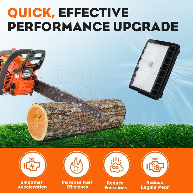 Hipa CS3000 Tune Up Kit for Echo Chainsaw Parts CS-3000 CS-306 CS-300 CS-346 CS-305 CS300 CS3450 CS346 CS306 CS341 CS305 CS301 CS3400 CS345 CS340 Replace 13031039132 13031039131 Air Filter - Image 5