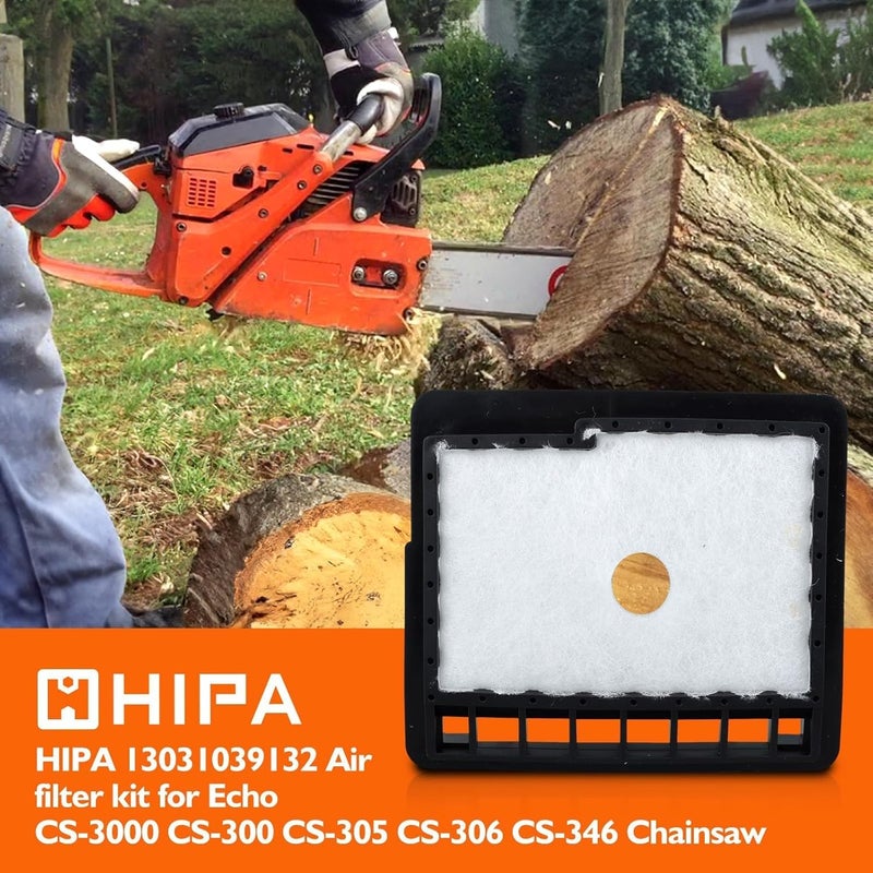 Hipa CS3000 Tune Up Kit for Echo Chainsaw Parts CS-3000 CS-306 CS-300 CS-346 CS-305 CS300 CS3450 CS346 CS306 CS341 CS305 CS301 CS3400 CS345 CS340 Replace 13031039132 13031039131 Air Filter - Image 2