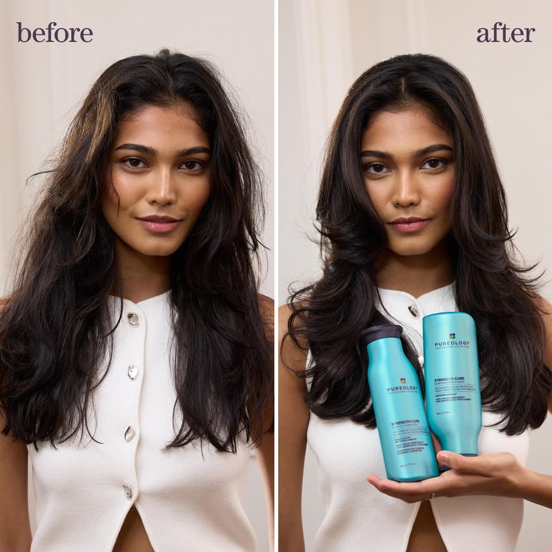 PUREOLOGY شامبو بيورولوجي سترينث كيور للشعر التالف والمعالج بالألوان، 1.7 أونصة سائلة - Image 3