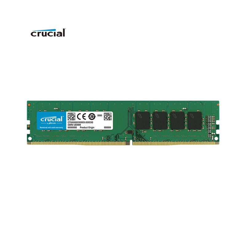 كروشيال ذاكرة رام DDR4 2666 سعة 8 جيجابايت أخضر - Image 1
