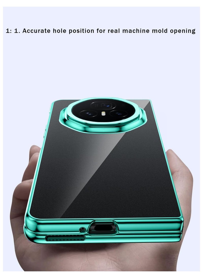 General - Case Compatible with Huawei Honor Magic V3, Electroplated folding, transparent anti drop ultra-thin phone case, Screen lens with enhanced protection cover for Honor Magic V3 - Image 1