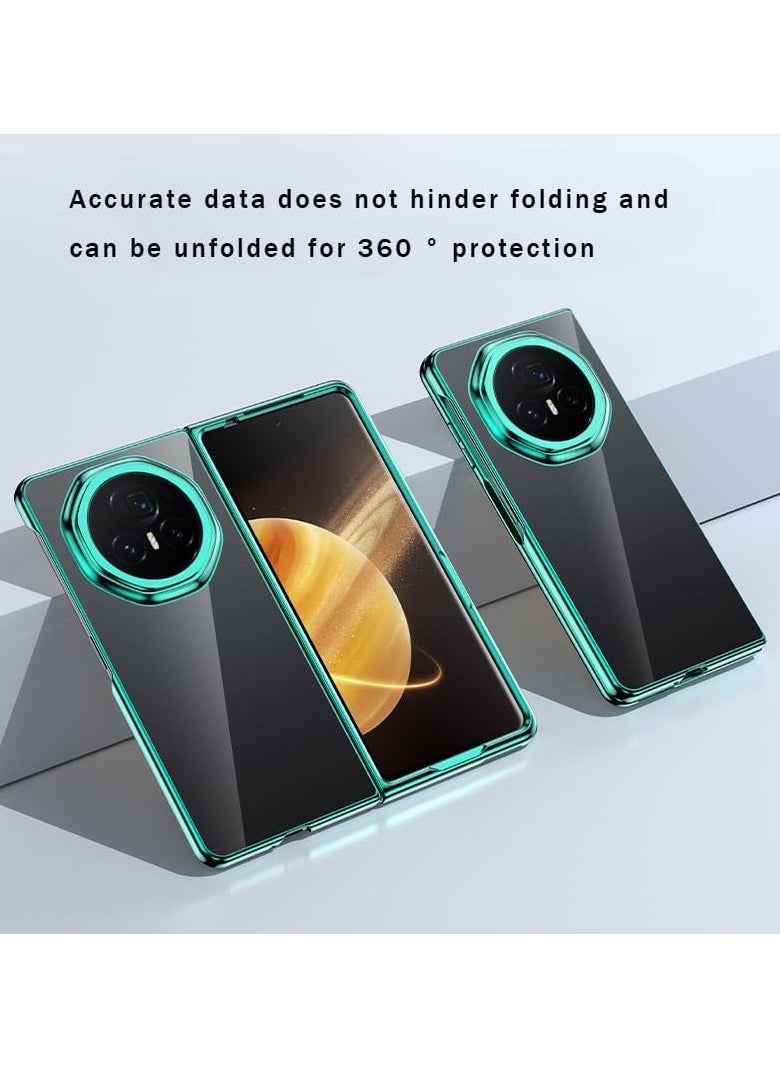 General - Case Compatible with Huawei Honor Magic V3, Electroplated folding, transparent anti drop ultra-thin phone case, Screen lens with enhanced protection cover for Honor Magic V3 - Image 1