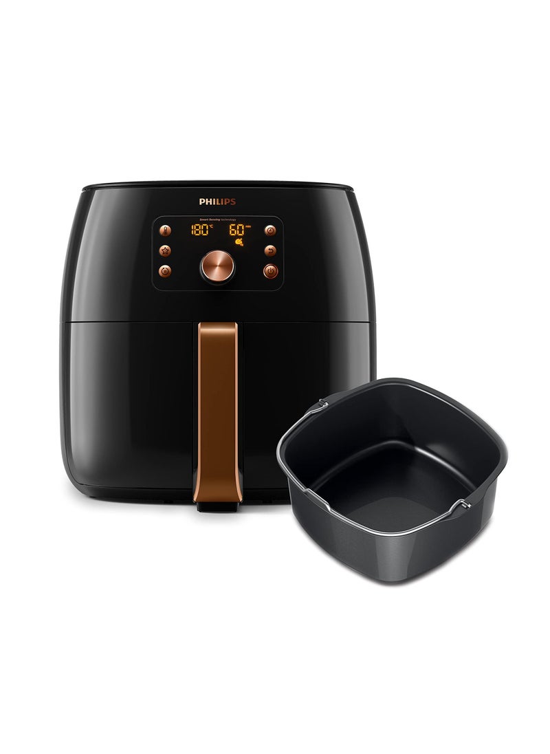 Phillips' - Philips Air Fryer 2200 Watt, Sensor Technology,7.3 Liter Capacity, Distinctive Black*Gold Color, Model No. HD9863/91 - Image 1
